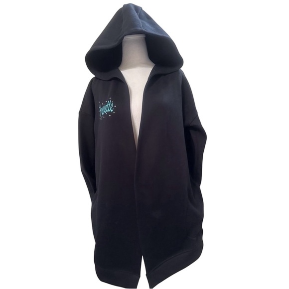 ACTIVE LIFE CORVETTE - Black Hoodie Open Jacket Size Large - Picture 1 of 12
